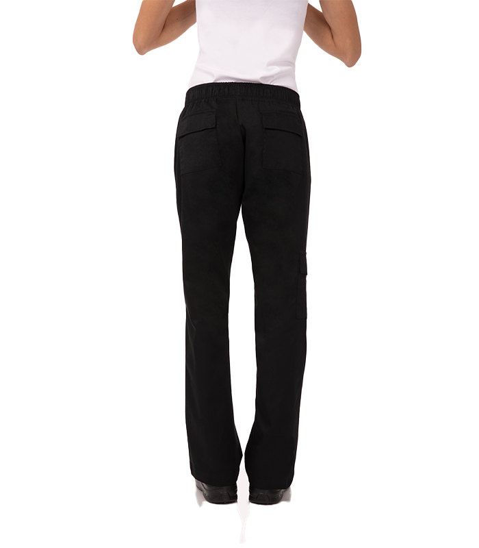 Chef Works Pantalones ejecutivos para Mujer - Black Talla: Extra S.  Cintura: 660-711 mm. : : Moda